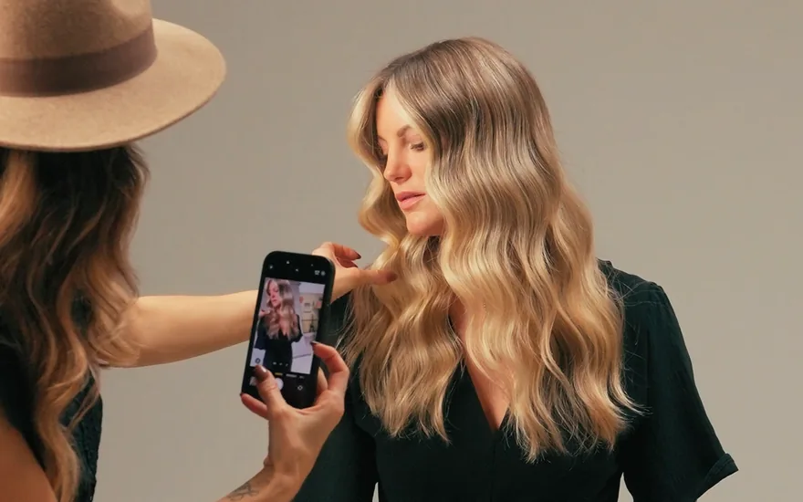 Tournage de la formation en ligne : la technique filmée au plus près sur modèle